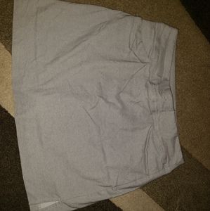 Grey golf skirt